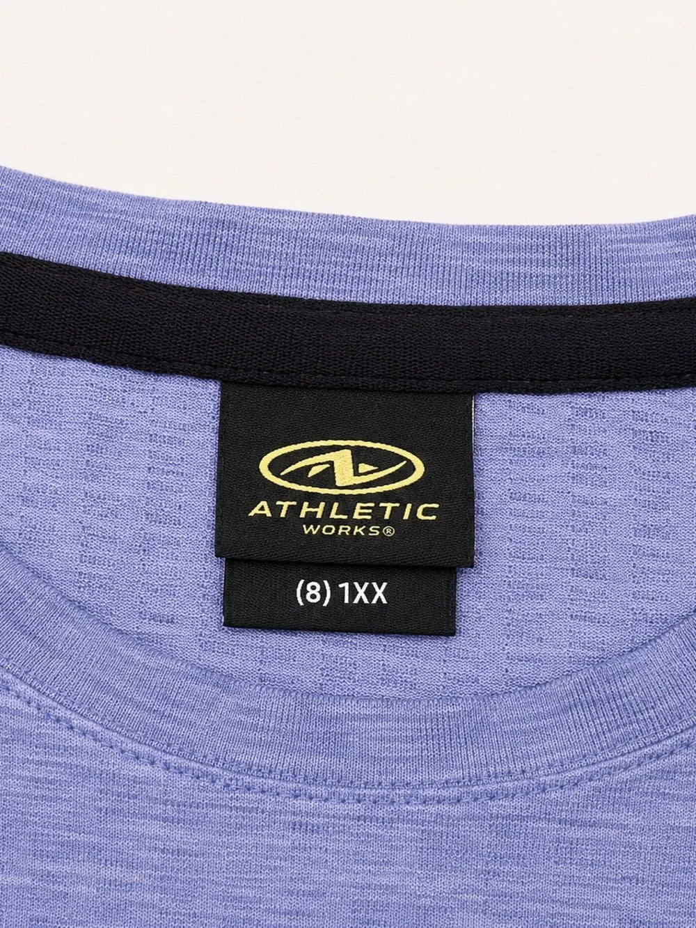 Athletic Works Light Blue Short Sleeve Crew Tee